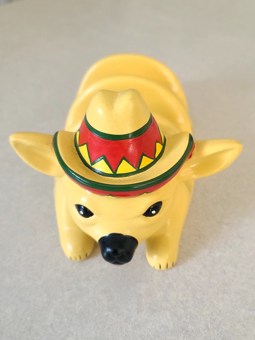 Ceramic Mexican Dog Taccos Holder